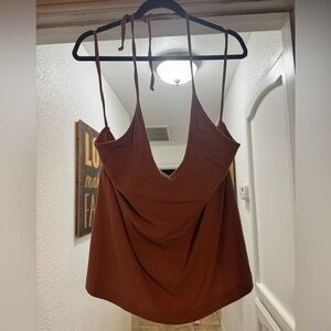 Old Navy Rust Halter Top